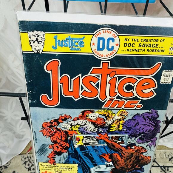 Justice Inc. 1-4 Set DC Comics 1975 1st Appearance Bronze Age Joe Kubert - Picture 2 of 5